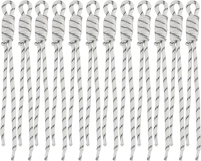 Paracord Keychain Paracord Bag Charm 12pcs Braided Nylon Rope Keychain Cord by Cmidy