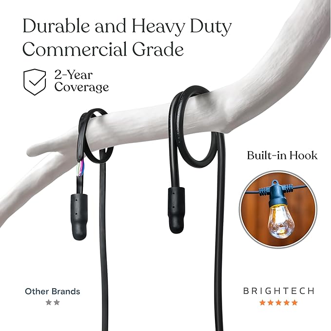 Brightech Ambience Hybrid Outdoor String Lights - Image 7