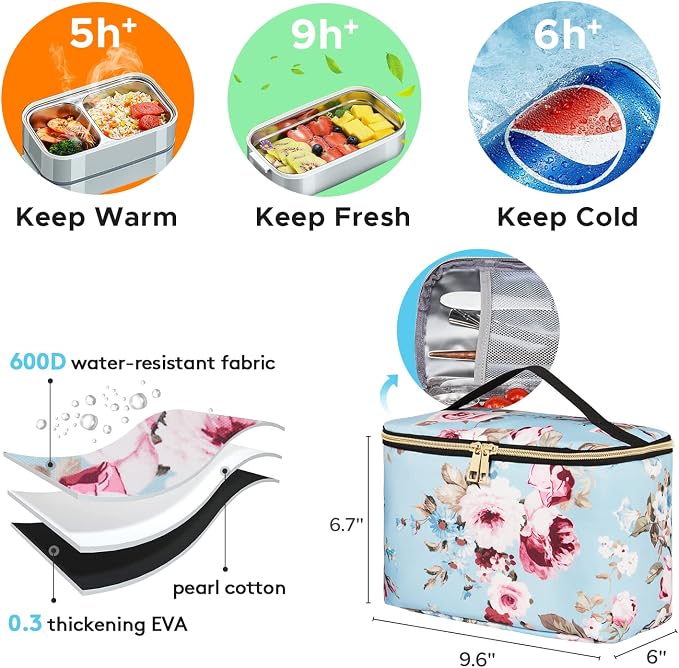 Kaome Lunch Backpack 15.6 Inch Laptop Backpack - Image 4