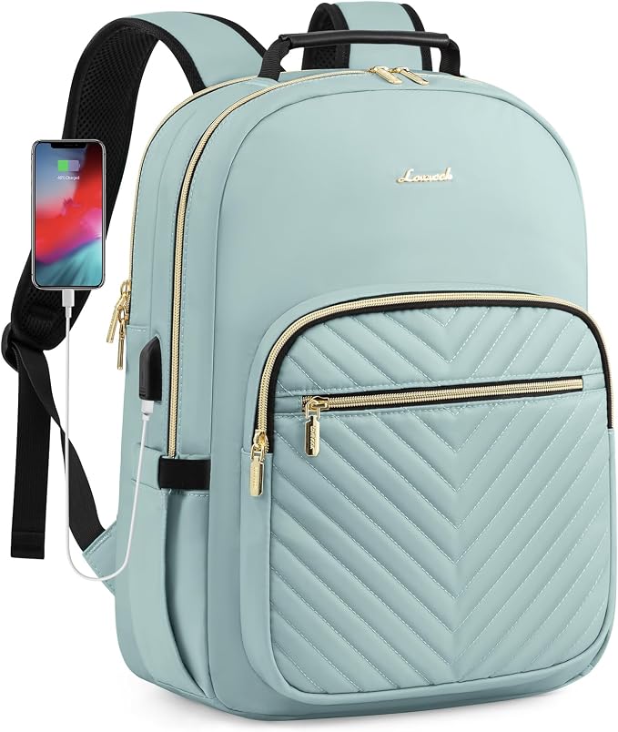 LOVEVOOK Laptop Backpack Purse for Women, Work Travel Computer Bags, College by LOVEVOOK