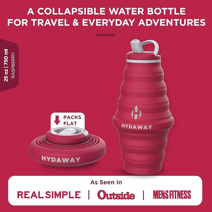 HYDAWAY Travel Collapsible Water Bottle 25oz - Image 2