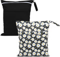 Wet Dry Bags 2 Pack, Waterproof Reusable Travel Bags by Welcometoeaxin
