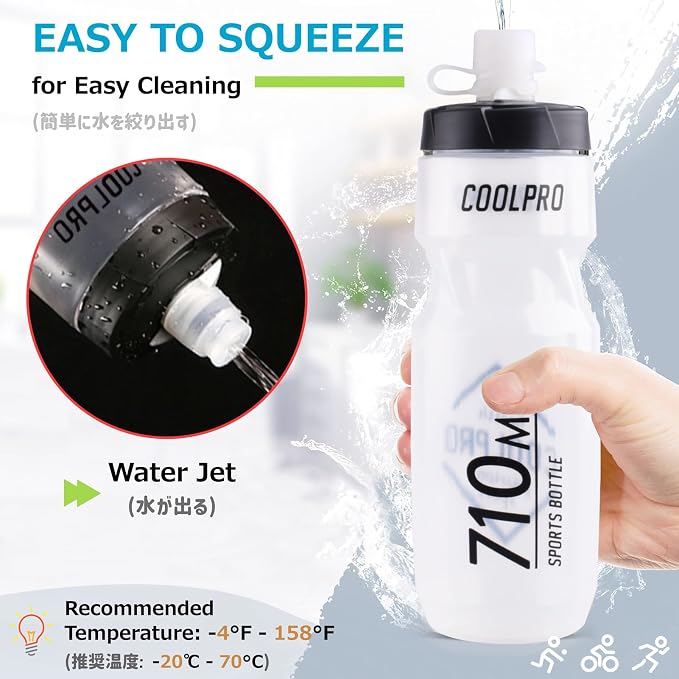 Azarxis TPU Soft Flask Collapsible Water Bottle Running Folding Gel Water - Image 4