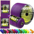 TECEUM 5/32" Paracord Rope 1000 – 1000ft / 200ft / 100ft / 50ft – Tactical by TECEUM