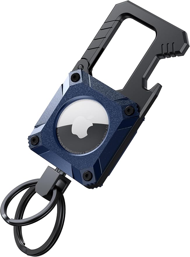 Air Tag Keychain with Carabiner, Heavy Duty Keychain Bottle Opener, Waterproof by ExtreLife