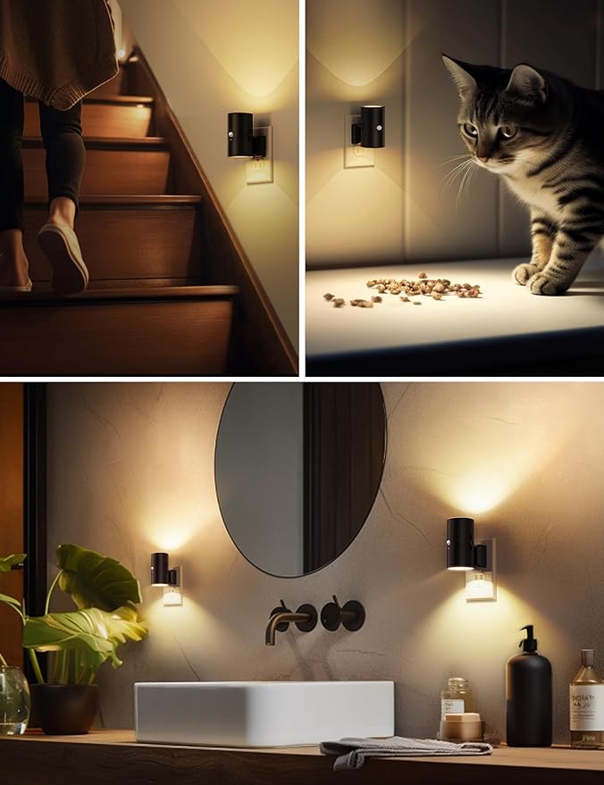 L LOHAS LED Motion Sensor Night Light, Dimmable Night Lights Plug into Wall - Image 5