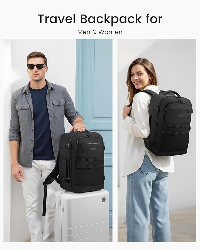 LOVEVOOK 50L Travel Backpack for Women & Men, TSA Approved Carry On Backpack - Image 6