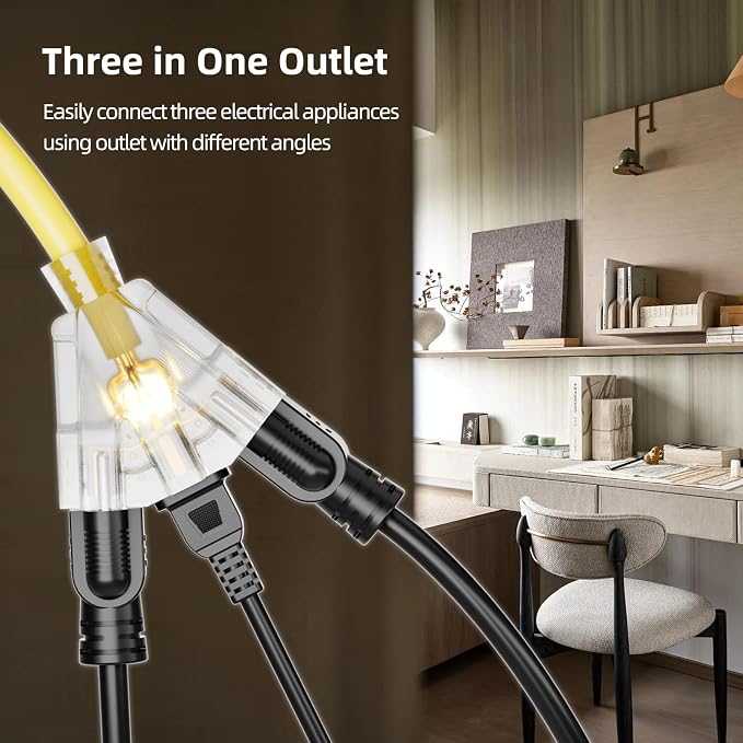 100 FT Outdoor Extension Cord - Image 3