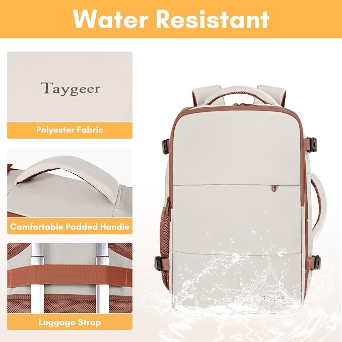 Taygeer Backpack for Women, College Backpack - Image 8