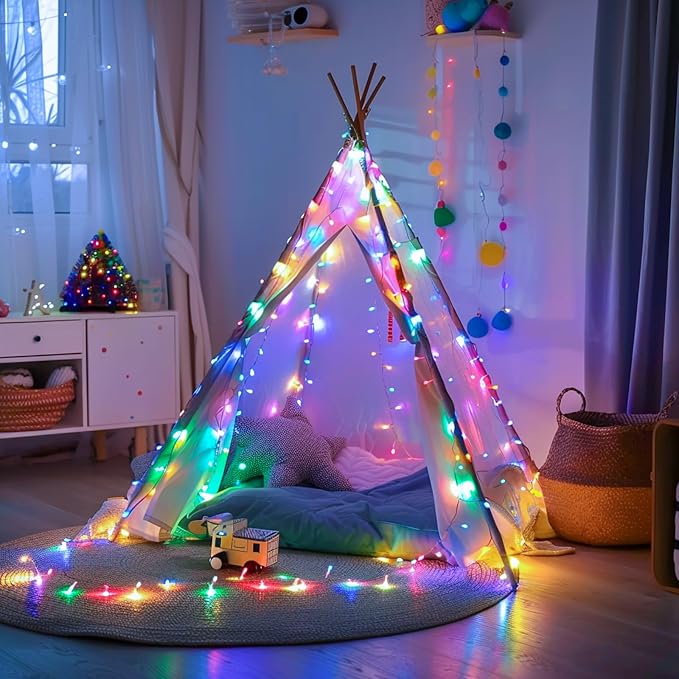 JMEXSUSS 132ft 400 LED Christmas Lights Indoor Outdoor Waterproof, 8 Modes - Image 3