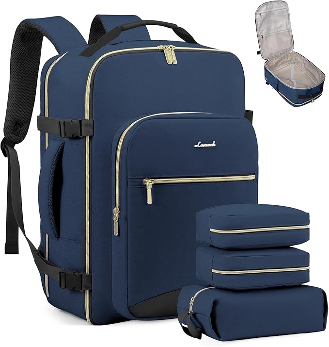 LOVEVOOK Travel Backpack for Women & Men 50L, Airline Approved Carry On by LOVEVOOK