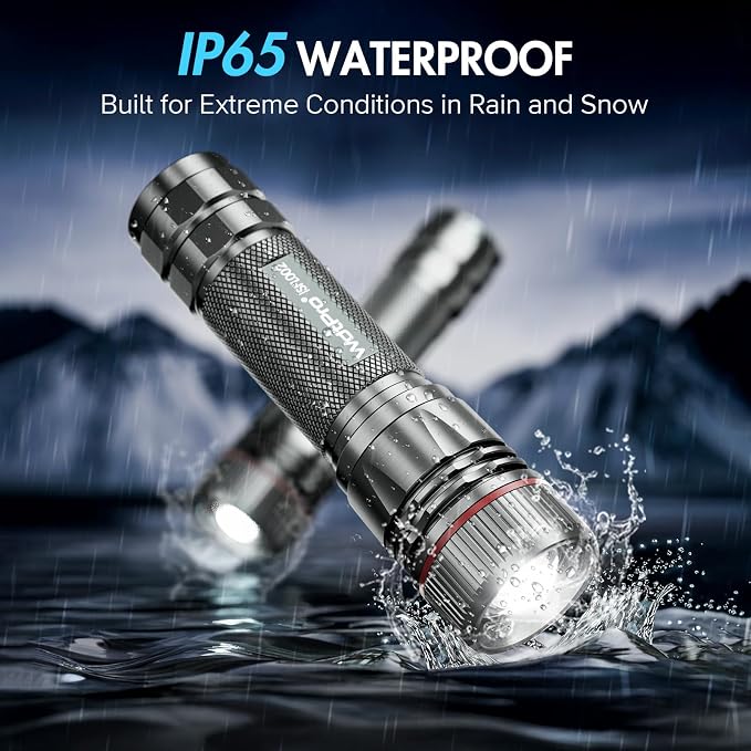 WdtPro Rechargeable Flashlights High Lumens, 2 Pack 10H Long Lasting Super - Image 6