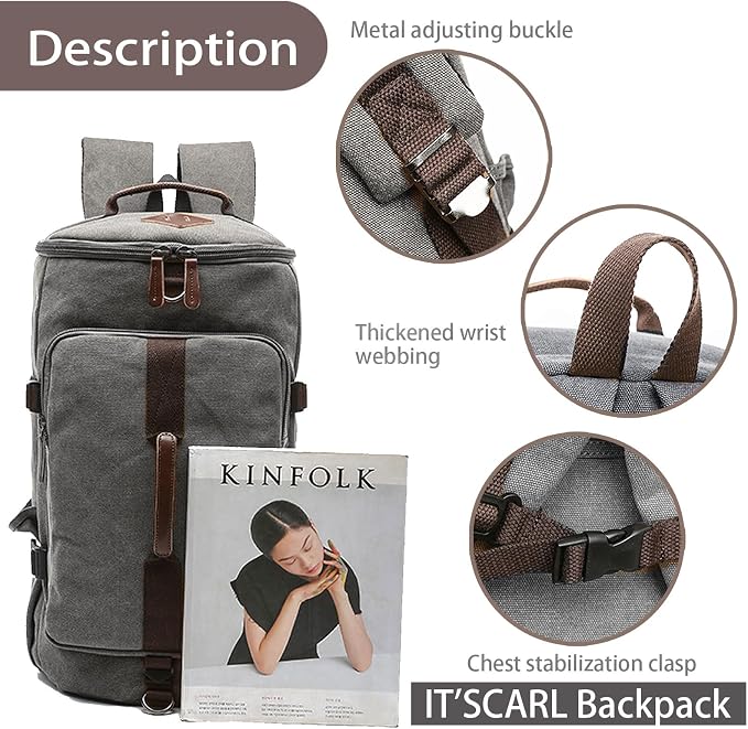 IT'SCARL Mens backpack, Large backpack - Image 5