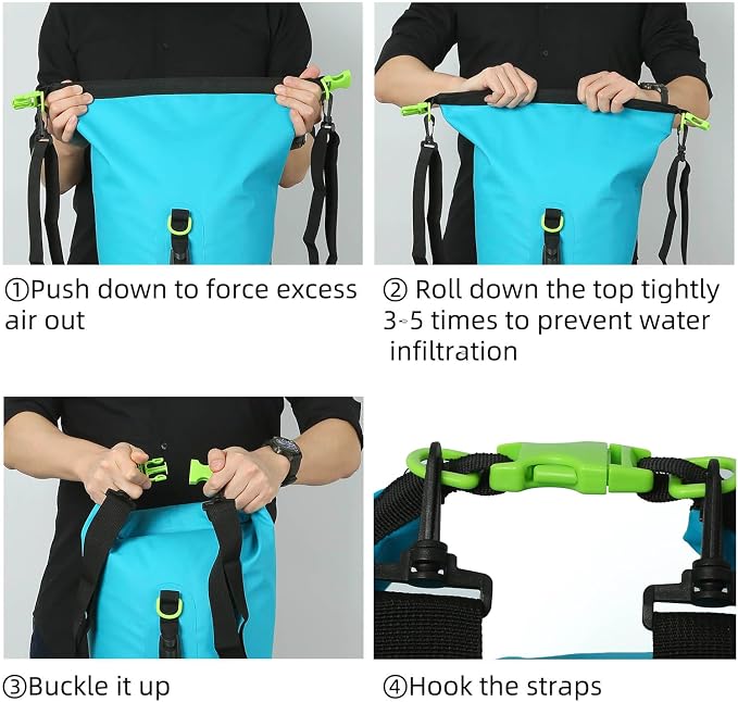 ROCK CLOUD Dry Bag Waterproof 10L Dry Sack - Image 6