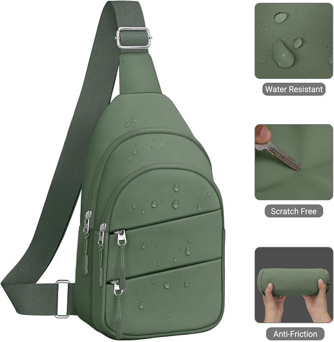 Tuwubi Crossbody Bags for Women, Sling Bag for Men, Small Hiking Backpack Anti - Image 5