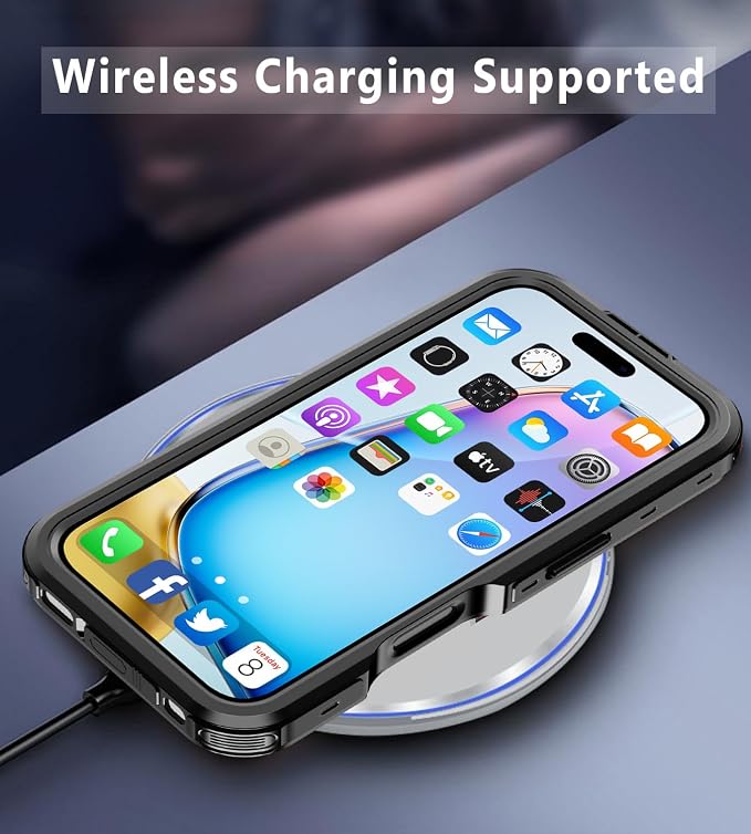 for iPhone 16 Case Waterproof, Full Body Underwater Dustproof Shockproof Case - Image 6