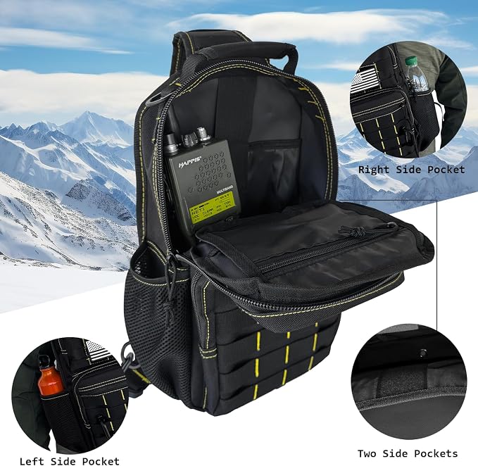 Rover Sling Pack Tactical Shoulder Sling Bag Backpack - Image 2