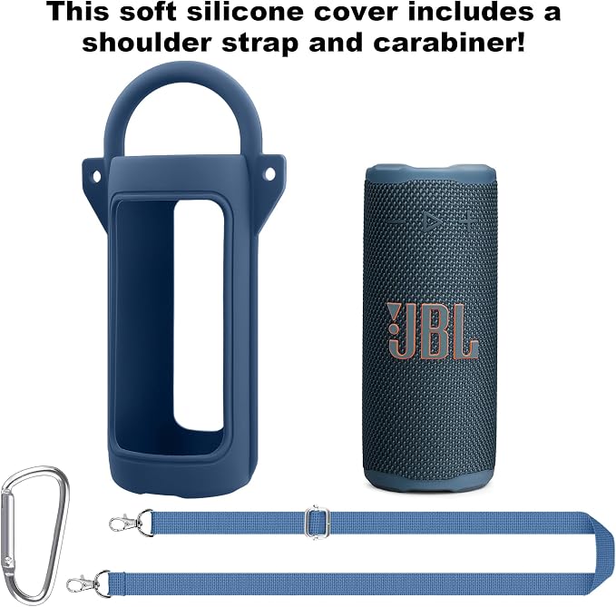 for JBL Grip Portable Waterproof Speaker Silicone Case, Portable Travel Soft - Image 2
