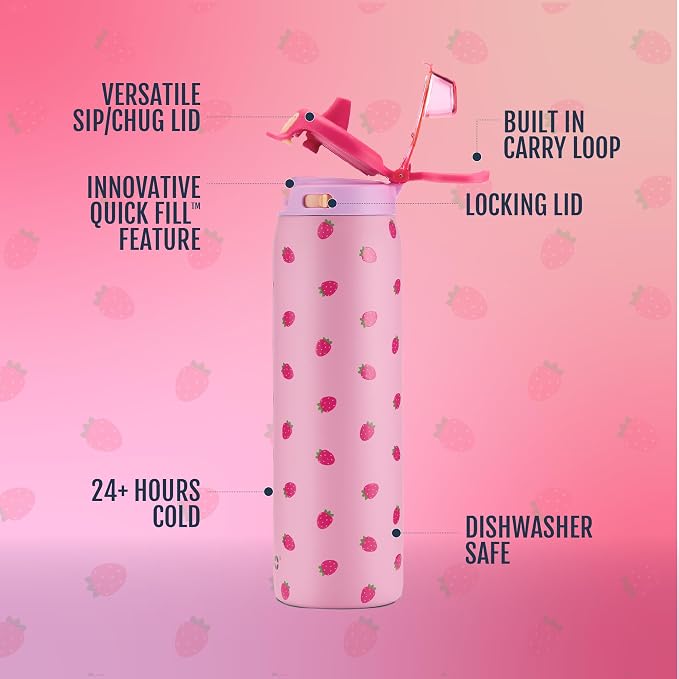 Ello Pop & Fill 22oz Stainless Steel Water Bottle - Image 4