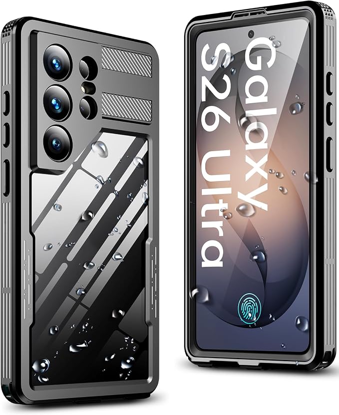 Hllhunkhe for Samsung Galaxy S26 Ultra Case, Rugged Full Body Underwater by Hllhunkhe
