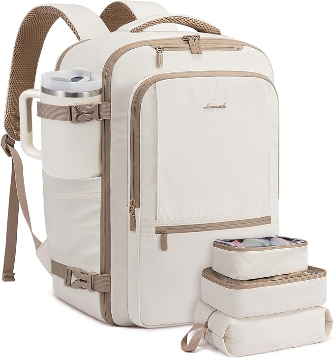 LOVEVOOK Travel Backpack for Women & Men, 50L Large Carry On Backpack Airline by LOVEVOOK