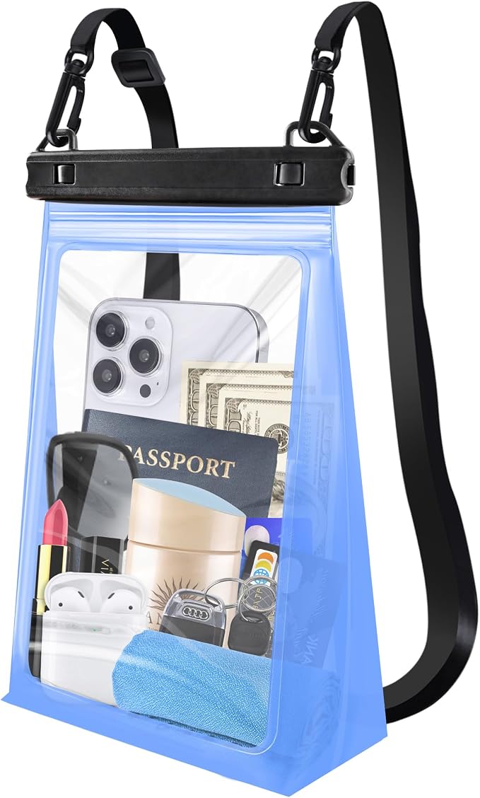 Large Waterproof Phone Pouch Floating, IPX8 Waterproof Pouch by PEDVSTY