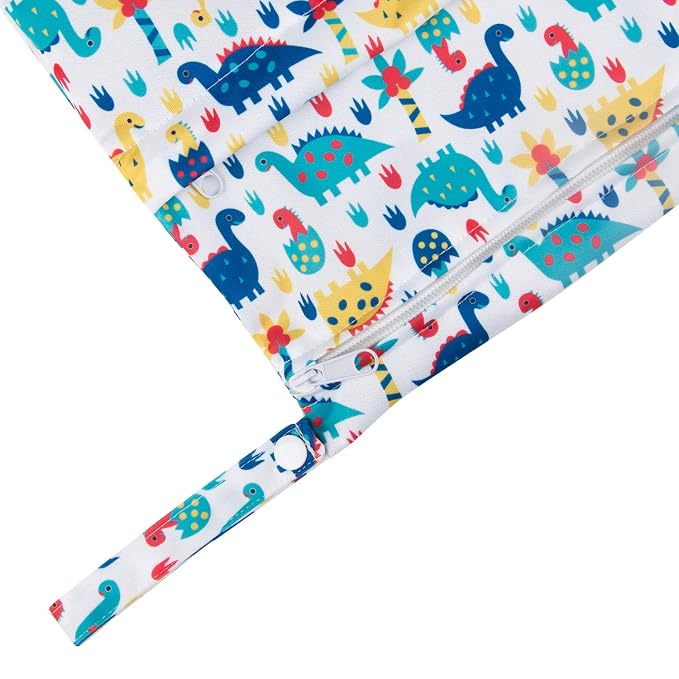 ALVABABY 2pcs Wet Dry Bags Mommy Bag, Waterproof Reusable, Yoga Gym Bag - Image 5