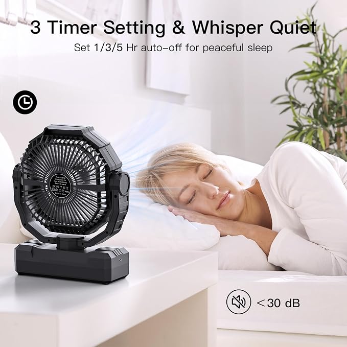 FRIZCOL 3-in-1 Camping Fan - Image 4