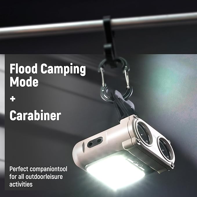 Hopedone LED Hard Hat Light, 800Lumens Rechargeable Dimmable Clip on Cap Lights - Image 6
