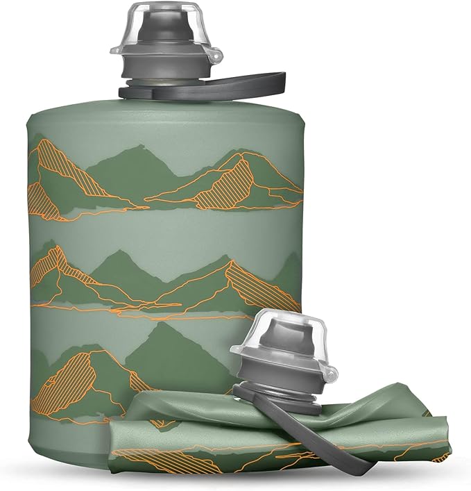HydraPak Stow Collapsible Water Bottle – 350ml, 1L – Ultralight, Leak-Proof by Hydrapak