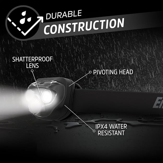 Energizer LED Headlamp PRO, IPX4 Water Resistant Headlamps, High-Performance - Image 5