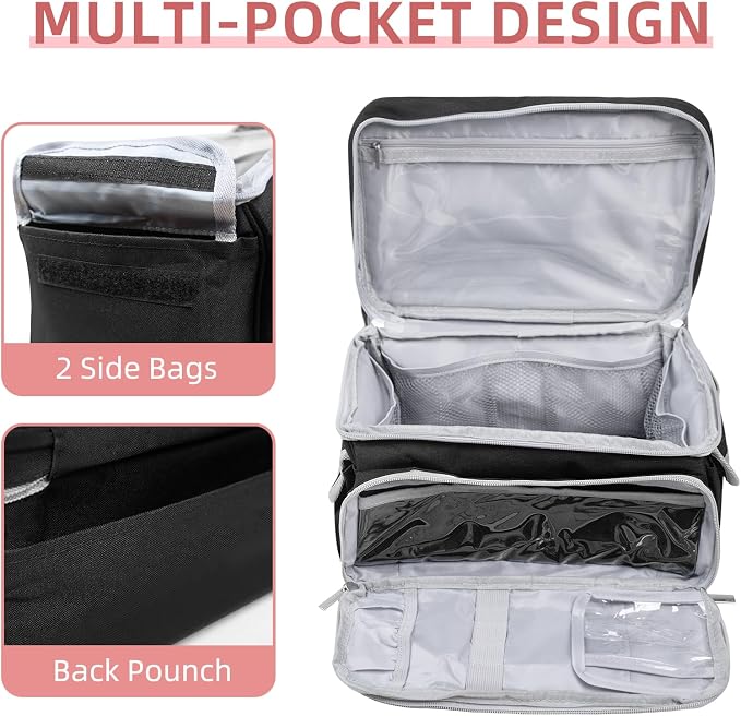ALSLEA First Aid Bag Empty, Small Medicine Bag Portable Medical Supplies - Image 3
