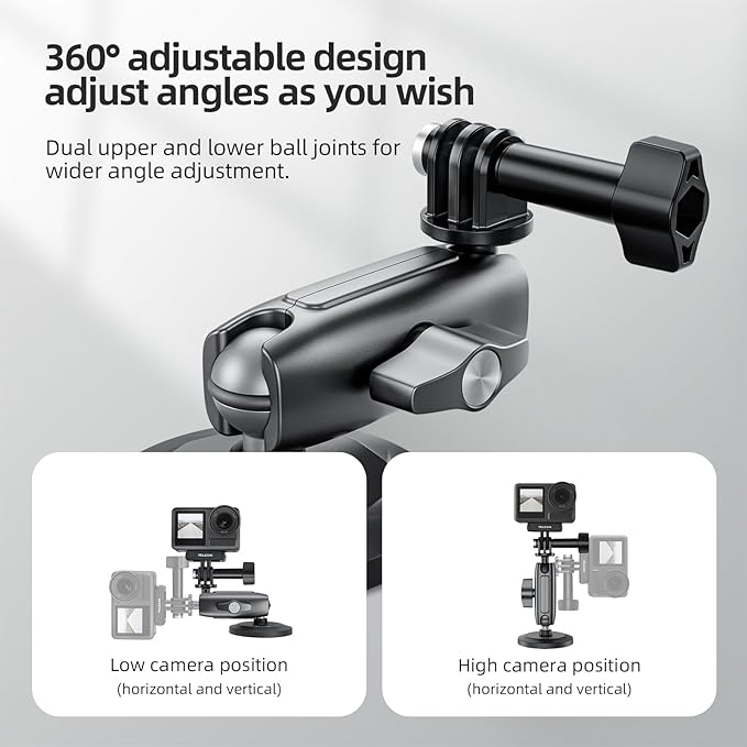 TELESIN 360 Magnetic Mount Magnet Metal Mounts - Image 4