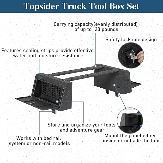 Hooke Road Topsider Truck Bed Tool Box - Image 6