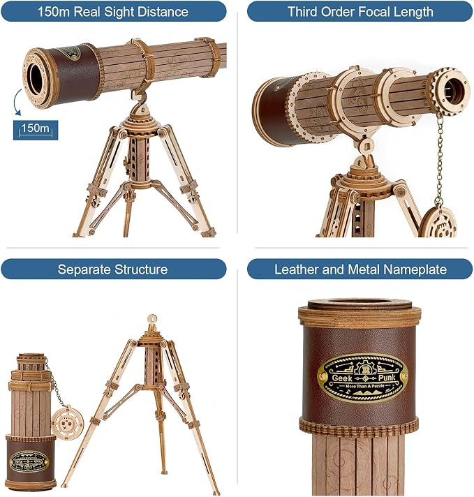 ROKR 3D Wooden Puzzles-Model Building Kits-DIY Kits - Image 5