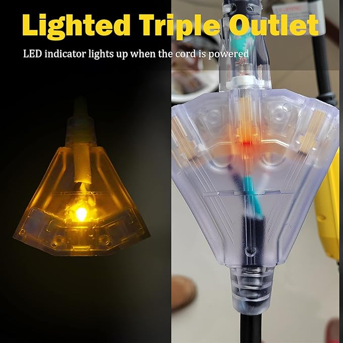 EP 3 Ft Lighted GFCI Extension Cord - Image 4