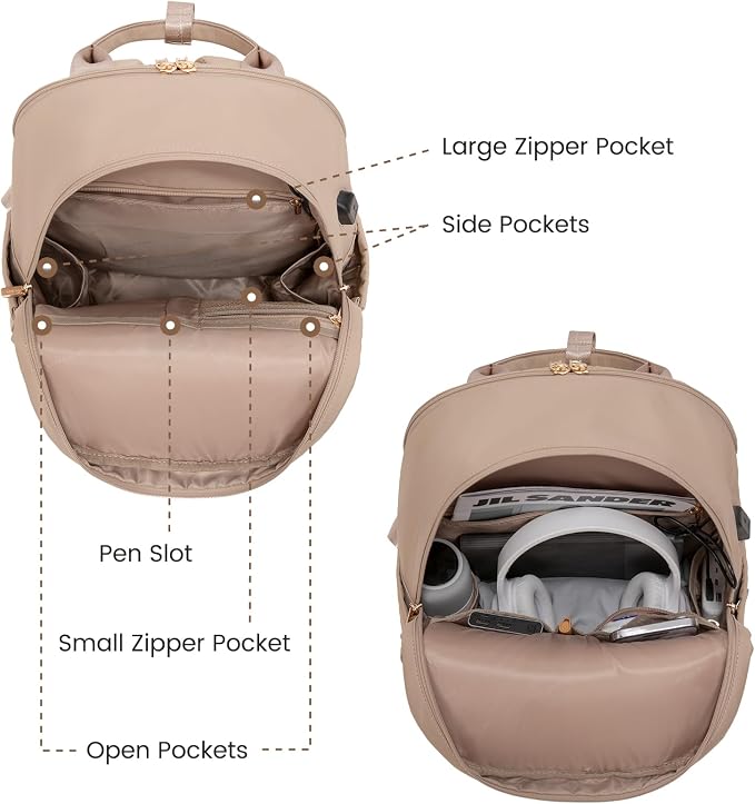 LOVEVOOK Laptop Backpack for Women 15.6 Inch Laptop Bag - Image 4