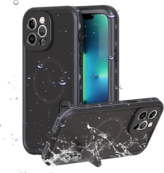 Omio for iPhone 13 Pro Max Waterproof Case Compatible by omio