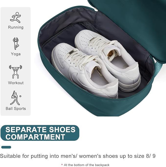 coofay Gym Backpack for Women Waterproof Backpack - Image 5