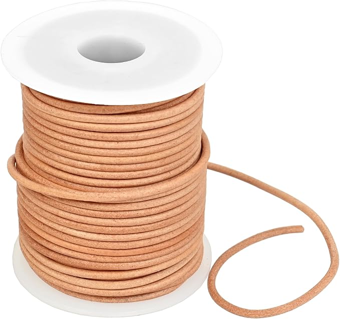 GENIQUE Real/Genuine Round Leather String Cord - Image 4