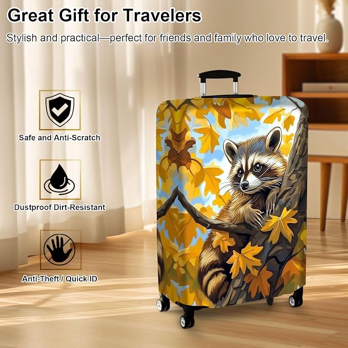 Luggage Cover Protector for 22-24 Inch Suitcases, TSA Approved Elastic Travel - Image 7