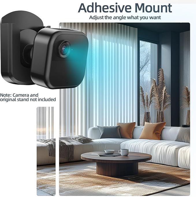 5 Pack Blink Camera No Drill Wall Mount Bracket, Adhesive Mount - Image 3