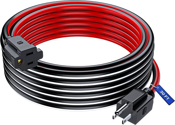 Maximm Heavy Duty 30 ft Extension Cord ETL Listed by MaximmCable