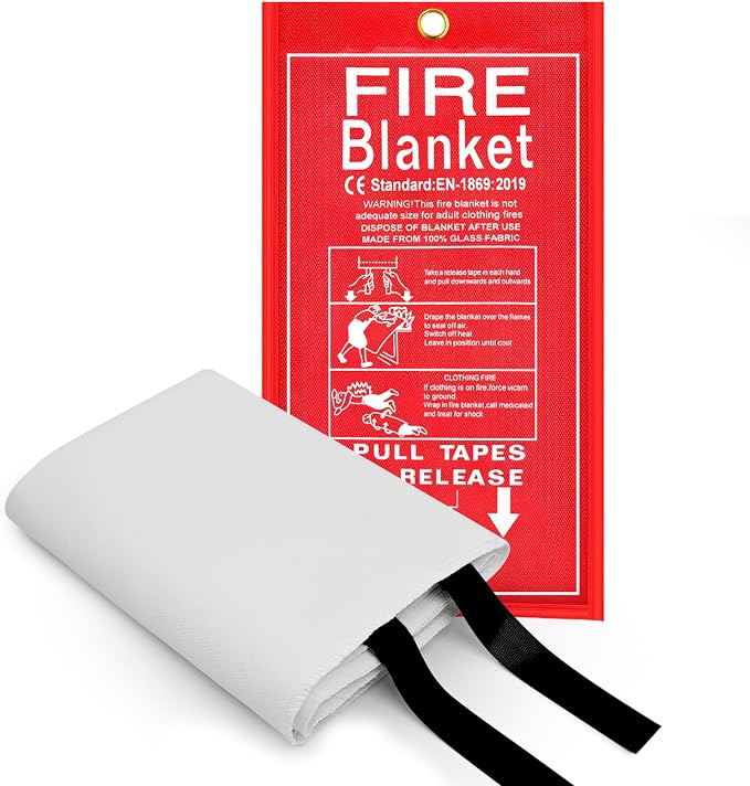 FJNATINH Fire Blankets Emergency by HOMEKITCHENTOOL