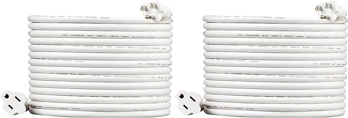 Amazon Basics Indoor Extension Cord, 3 Prong Outlet Extender Power Cord by AmazonBasics