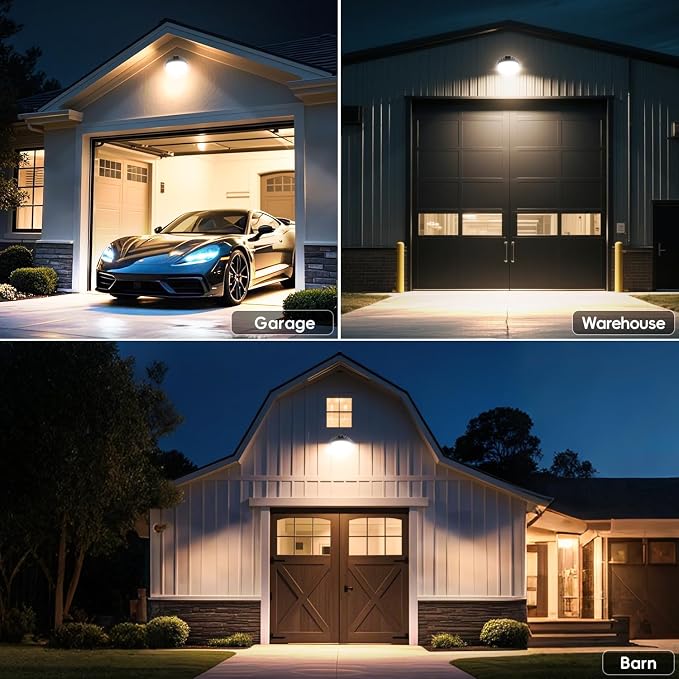 150W 4 Pack 20000LM Dusk to Dawn Outdoor Lighting, LED Barn Lights Outdoor - Image 7