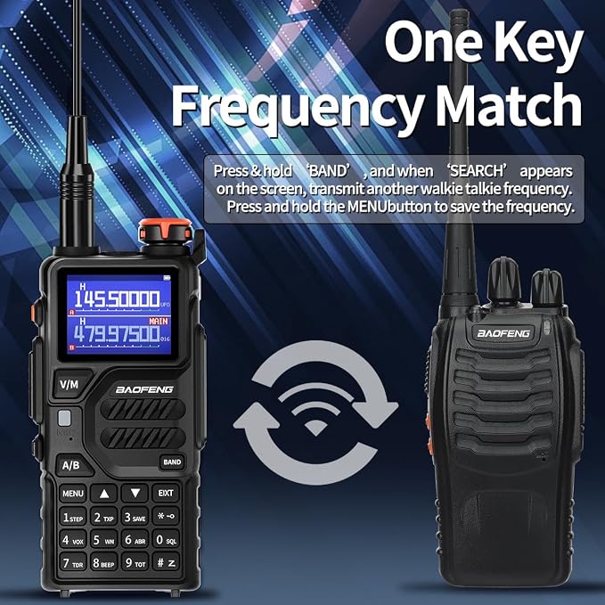 BAOFENG K5PLUS Radio Ham Radio 10W Rechargeable Walkie Talkies Long Range UV32 - Image 7