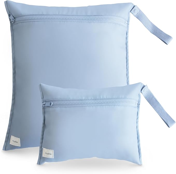 mushie Water Resistant Wet Bags | Large & Small Reusable Storage Bag by mushie