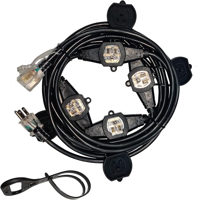 25FT Power Extension Cord by oviitech