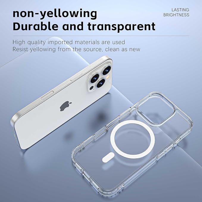 Magnetic Designed for iPhone 16 Pro Case Clear - Image 6